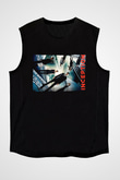 Unisex Başlangıç (Inception) Baskılı Siyah Kolsuz T-shirt