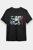 Unisex Başlangıç (Inception) Baskılı Siyah T-shirt