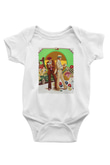 Unisex Belalılar (The Sting) Baskılı Bebek Body - Zıbın