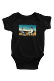 Unisex Breaking Bad Baskılı Siyah Bebek Body - Zıbın