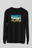 Unisex Breaking Bad Baskılı Siyah Sweatshirt