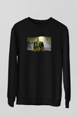 Unisex Breaking Bad Baskılı Siyah Sweatshirt