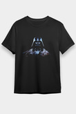 Unisex Darth Vader Baskılı Siyah Tişört