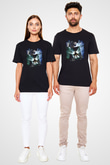 Unisex Demon Knight (Tales from the Crypt Demon Knight) Baskılı Siyah Tişört