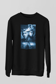 Unisex Devlet Düşmanı (Enemy of the State) Baskılı Siyah Sweatshirt