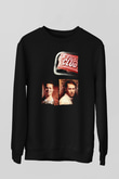 Unisex Dövüş Kulübü (Fight Club) Baskılı Siyah Sweatshirt