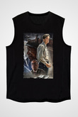 Unisex Esaretin Bedeli (The Shawshank Redemption) Baskılı Siyah Kolsuz T-shirt