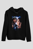 Unisex Esaretin Bedeli (The Shawshank Redemption) Baskılı Siyah Kapüşonlu Sweatshirt