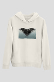 Unisex Game of Thrones Baskılı Beyaz Kapüşonlu Sweatshirt