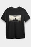 Unisex Game of Thrones Baskılı Siyah Tişört