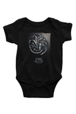 Unisex Game of Thrones Siyah Çocuk Unisex Tshirt