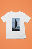 Unisex Geliş Arrival Baskılı Beyaz Çocuk Tshirt