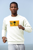 Unisex Heisenberg - Breaking Bad Baskılı Beyaz Sweatshirt