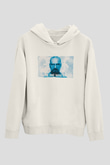 Unisex Heisenberg - Breaking Bad Baskılı Beyaz Kapüşonlu Sweatshirt