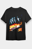 Unisex Hızlı ve Öfkeli 5 Rio Soygunu (Fast Five) Baskılı Siyah Tshirt