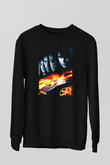 Unisex Hızlı ve Öfkeli 5 Rio Soygunu (Fast Five) Baskılı Siyah Sweatshirt