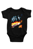 Unisex Hızlı ve Öfkeli 5 Rio Soygunu (Fast Five) Baskılı Siyah Bebek Body - Zıbın