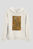 Unisex Hizmetçi (The Handmaiden) Baskılı Beyaz Kapüşonlu Sweatshirt