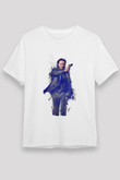 Unisex John Wick Baskılı Beyaz Tişört