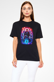 Unisex John Wick Serisi (John Wick) Baskılı Siyah Tshirt