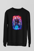 Unisex John Wick Serisi (John Wick) Baskılı Siyah Sweatshirt