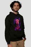 Unisex John Wick Serisi (John Wick) Baskılı Siyah Unisex Kapüşonlu Sweatshirt
