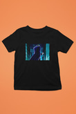 Unisex Joker Baskılı Siyah Çocuk Unisex Tişört