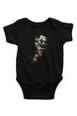 Unisex Joker Siyah Bebek Body - Zıbın