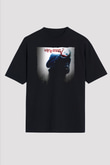 Unisex Joker Siyah Unisex Oversize Tshirt