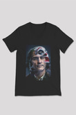 Unisex Joker Siyah V Yaka Tshirt
