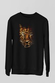 Unisex Jumanji Vahşi Orman (Jumanji Welcome to the Jungl‪e‬) Baskılı Siyah Sweatshirt