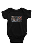 Unisex Jumanji Yeni Seviye (Jumanji The Next Level) Baskılı Siyah Bebek Body - Zıbın