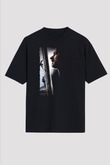 Unisex Kaptan Phillips (Captain Phillips) Baskılı Siyah Oversize T-shirt
