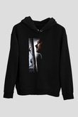 Unisex Kaptan Phillips (Captain Phillips) Baskılı Siyah Kapüşonlu Sweatshirt