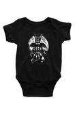Unisex Kara Şövalye (The Dark Knight) Baskılı Siyah Bebek Body - Zıbın