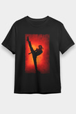 Unisex Karateci Çocuk (The Karate Kid) Baskılı Siyah T-Shirt