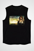 Unisex Karayip Korsanları Gizemli Denizlerde (Pirates of the Caribbean On Stranger Tides) Baskılı Siyah Kolsuz T-shirt
