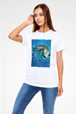 Unisex Kayıp Balık Nemo (Finding Nemo) Baskılı Beyaz T shirt