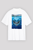 Unisex Kayıp Balık Nemo (Finding Nemo) Baskılı Beyaz T-Shirt