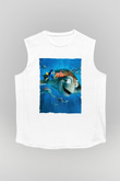 Unisex Kayıp Balık Nemo (Finding Nemo) Baskılı Beyaz T shirt