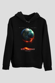 Unisex Kehanet (Knowing) Baskılı Siyah Kapüşonlu Sweatshirt