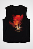 Unisex Kıyamet (Apocalypse Now) Baskılı Siyah Kolsuz Tişört