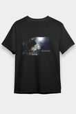 Unisex Kurt Adam (The Wolfman) Baskılı Siyah T-shirt