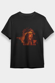 Unisex Kuzeyli (The Northman) Baskılı Siyah T-Shirt