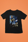 Unisex Lethal Weapon Baskılı Siyah Çocuk T-Shirt