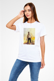 Unisex Logan Baskılı Beyaz Tshirt