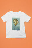 Unisex Loving Vincent Baskılı Beyaz Çocuk Tişört