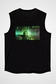 Unisex Matrix Resurrections (The Matrix Resurrections) Baskılı Siyah Kolsuz T-shirt