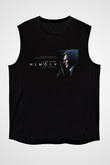 Unisex Memory Baskılı Siyah Kolsuz Tshirt