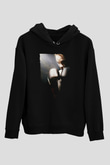 Unisex Milyonluk Bebek (Million Dollar Baby) Baskılı Siyah Kapüşonlu Sweatshirt